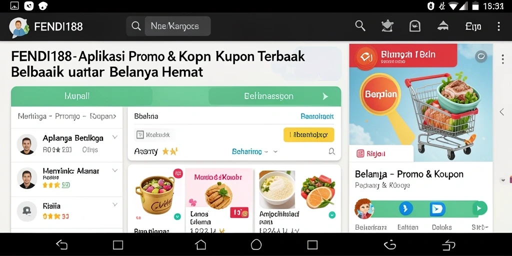 Antarmuka FENDI188 menampilkan berbagai kupon dan promo menarik.