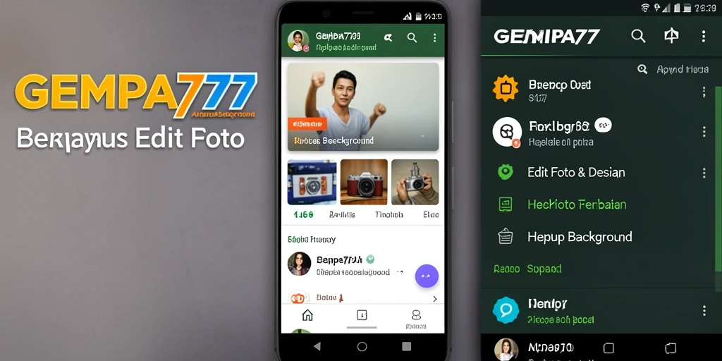 Tampilan antarmuka <strong>GEMPA777</strong> yang sederhana dan fungsional untuk Hapus Background.
