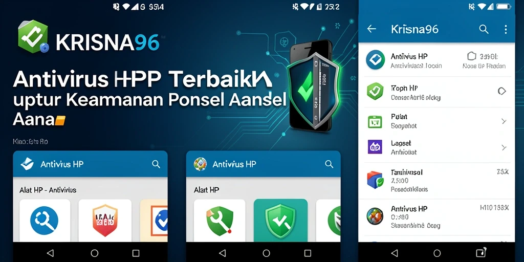 Tampilan antarmuka pengguna KRISNA96 yang menarik dan fungsional.
