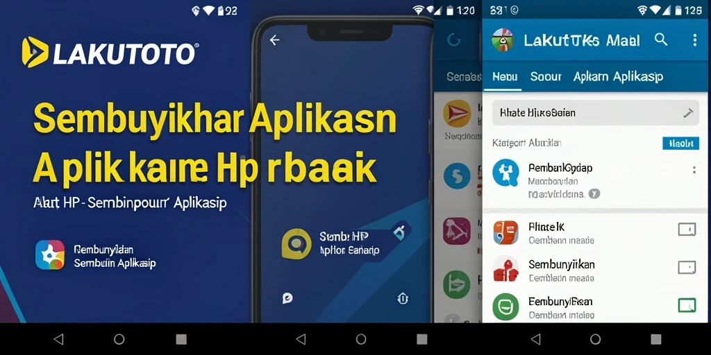 Tampilan antarmuka aplikasi LAKUTOTO yang sederhana dan efisien.