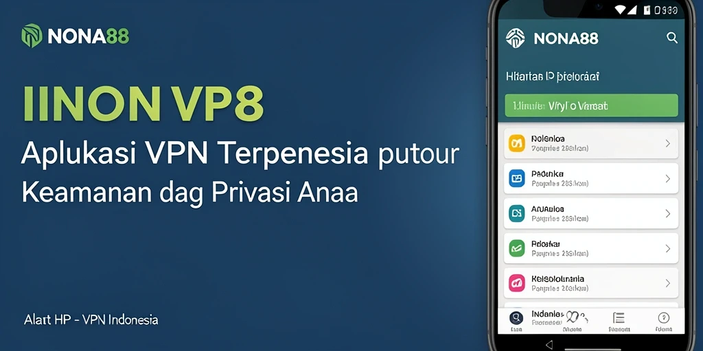 Tampilan antarmuka aplikasi NONA88 yang sederhana dan intuitif.